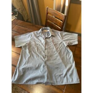 Big Mac Men’s XXXL Blue Short Sleeved Shirt Vintage